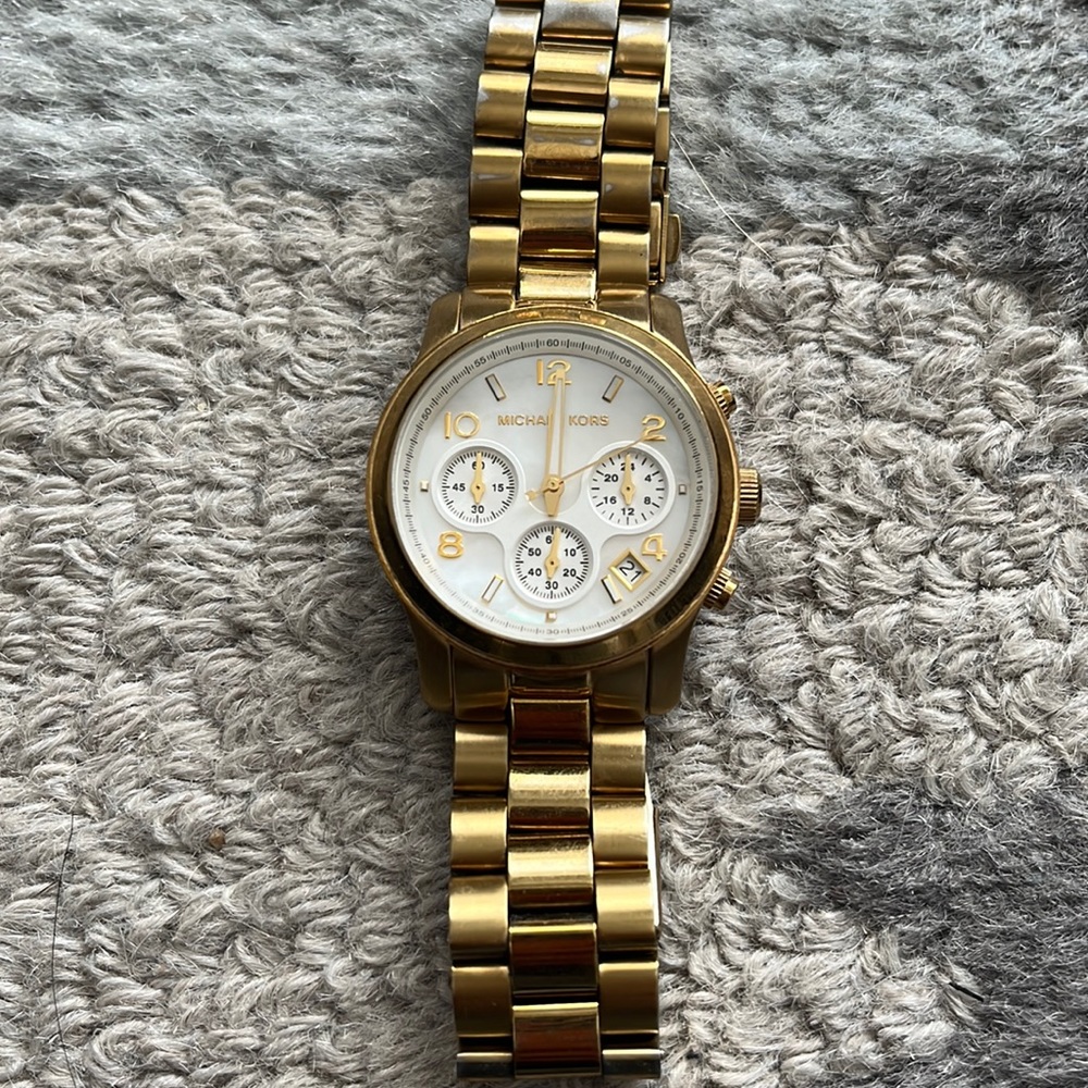 Michael Kors watch - pearl face